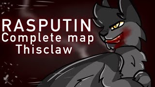 Rasputin Completed MAP - Thistleclaw - Warrior cats