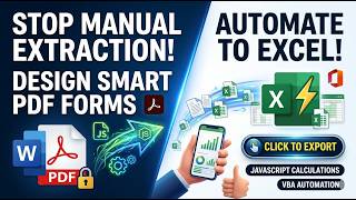 Automate PDF Forms with Calculations & Data Extraction using Javascript & VBA macros