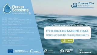 Ocean Sessions - Python for Marine Data - 13 January 2026