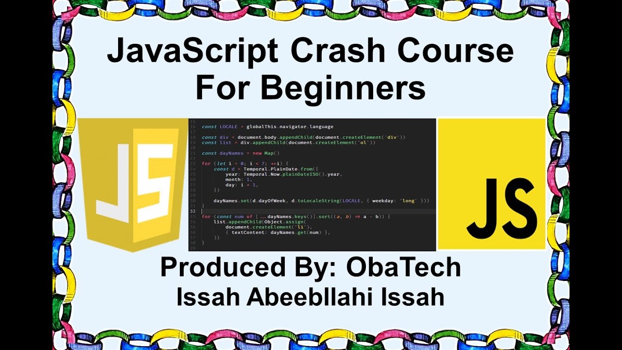 JavaScript Crash Course Part 2 | JavaScript Tutorials For Beginners ...