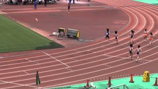 2013年4月21日愛知県国体選考春季競技会　女子少年Ａ100ｍ　予選3組