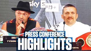 Tyson Fury & Oleksandr Are All Business | PRESS CONFERENCE HIGHLIGHTS