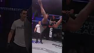 6'8" MMA Fighter Back Flip