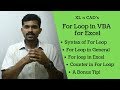 How to use For Loop in VBA for Excel (9 Examples)