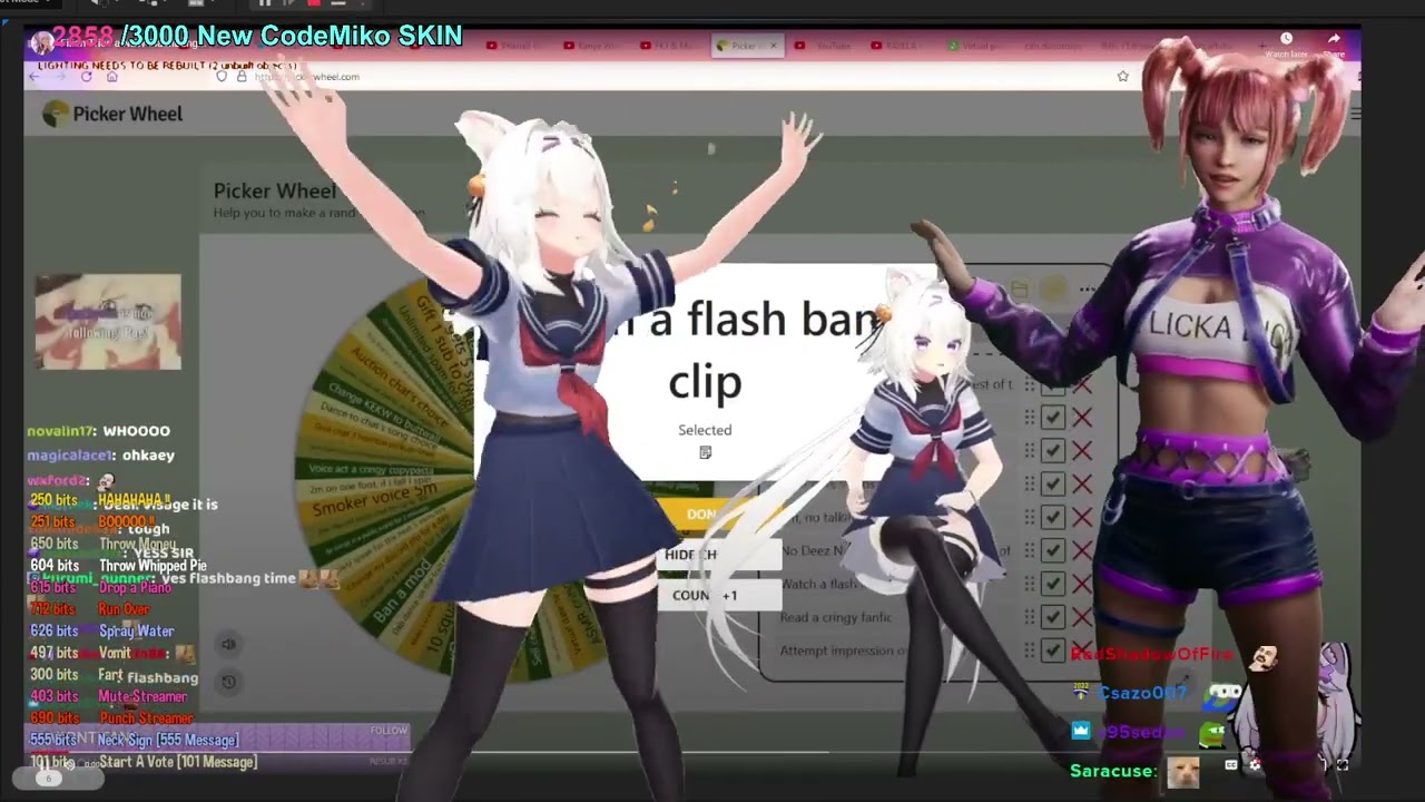 CodeMiko- Filian Flashes Chat - YouTube