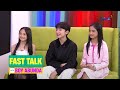 Fast Talk with Boy Abunda: Cassy, Cheska, at Migz, pangarap maging international actors! (EP 403)