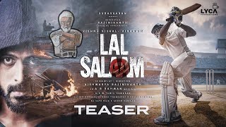 Lal Salaam Official Teaser | Vishnu Vishal | Rajinikanth | Aishwarya | Vikranth | AR Rahman