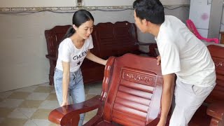 Xiaoyong's family bought new furniture, and the two disagreed on placing them, and they quarreled