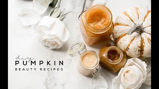 3 DIY PUMPKIN BEAUTY RECIPES | BODY SCRUB, FACE MASK, HAIR MASK