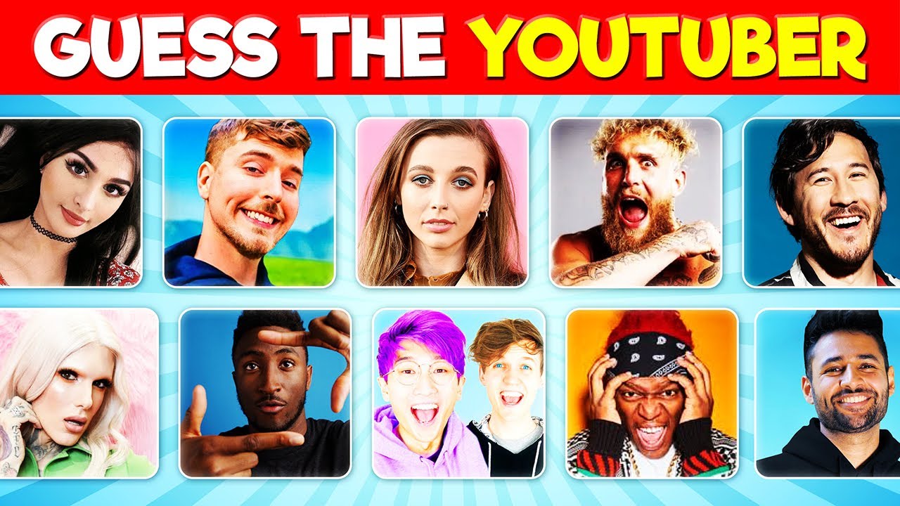 Guess The Youtuber Quiz Youtube