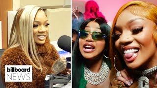 GloRilla Reveals Cardi B’s Verse Was Supposed To Be A Surprise From Yo Gotti | Billboard News