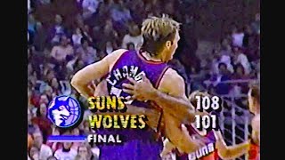 Suns at Timberwolves 11/14/1992 (Highlights) - Tom Chambers 28/9/5