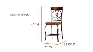 Ashley HomeStore | Glambrey Counter Height Bar Stool