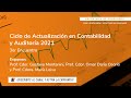 3er Encuentro - Ciclo de Actualización en Contabilidad y Auditoria 2021 - Económicas UBA