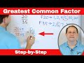 Simplify Fractions using the Greatest Common Factor (GCF)