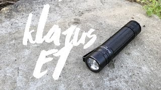 Klarus E1 Smallest 18650 Flashlight, Nearly Perfect