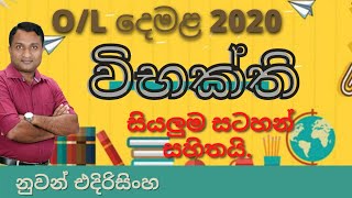 O/L Tamil | විභක්ති | සියලු සටහන් සහිතව | Nuwan Edirisinghe