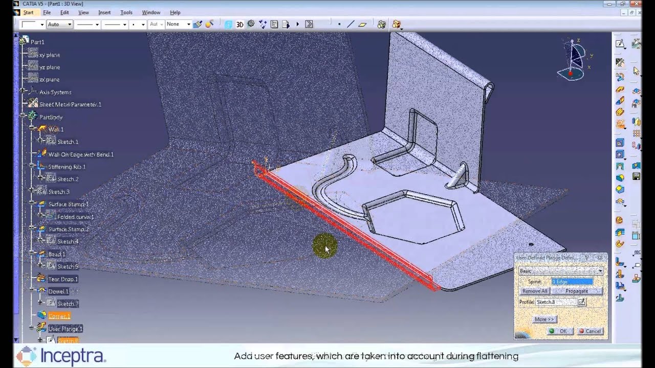 CATIA V5 PLM Express – Fabricated Product Creation (FPE) - YouTube