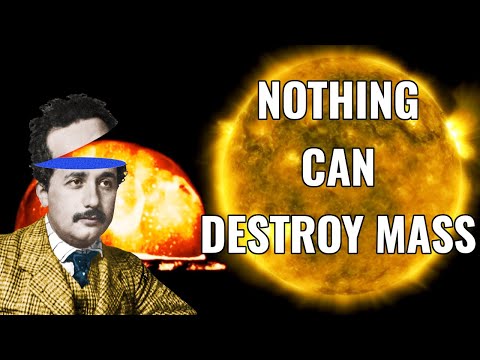 When mass is lost what is mass converted into?