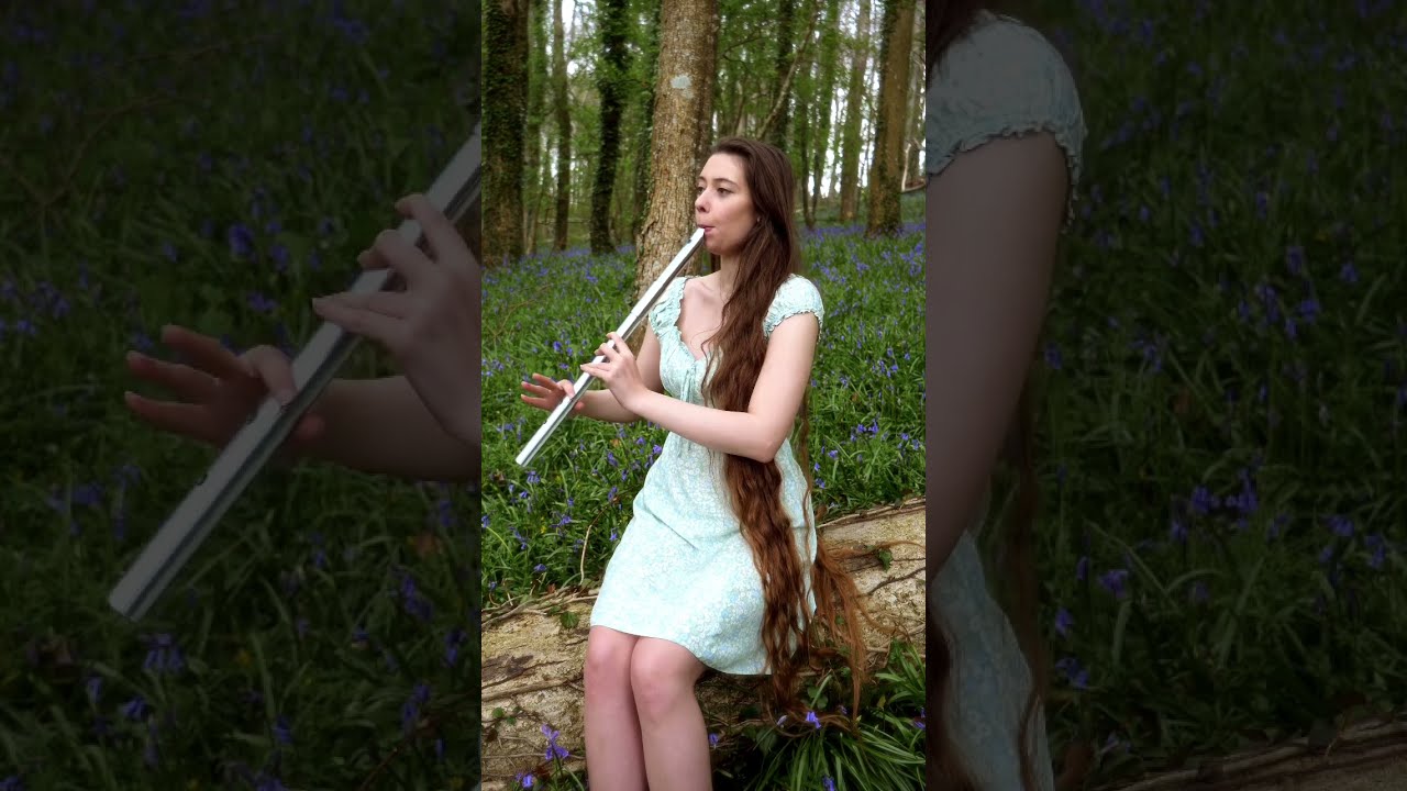 ‘Arrival’ by ABBA, played on the Chieftain V5 low D whistle in the bluebell woods! #tinwhistle
