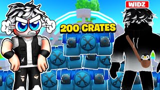 I OPENED 200 INJURED TITAN CRATE IN TOILET TOWER DEFENSE WITH A SPECTOR! Roblox