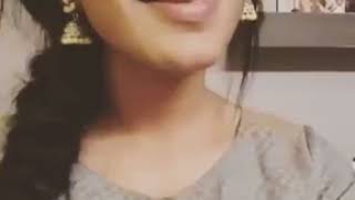 Priya Prakash Varrier singing