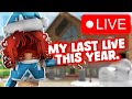 🔴My last live this YEAR!! :( Happy holidays everyone!🔴