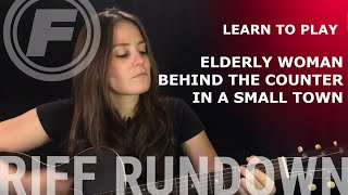 Learn to play "Elderly Woman Behind the Counter in a Small Town" by Pearl Jam