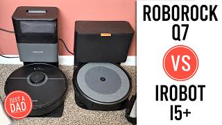 Roborock Q7 Max+ Vacuum \u0026 Mop vs iRobot Roomba i5+ Robot Vacuum \u0026 Mop Cleaner COMPARISON