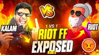 FINALLY RIOT FF EXPOSED😎 ... ARE YE TOH SCAMMER NIKLA RE ...😒🤣