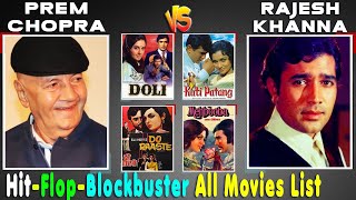 Rajesh Khanna Vs Prem Chopra All Hit or Flop Movie list and Box Office Collection Analysis