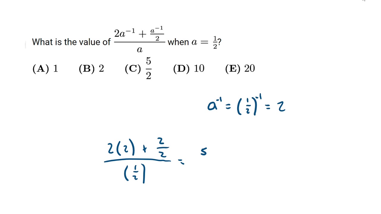 2016 AMC 10B: Problem 1 - YouTube