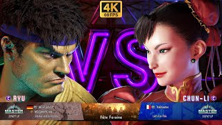 SF6 💥 MDZ_jimmY (RYU) VS Valmaster (CHUN-LI) 💥 4K ACTION 💥 STREET FIGHTER 6