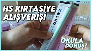 HS KIRTASİYE ALIŞVERİŞİ | Okula Dönüş 📚✏️