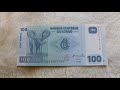 DR Congo 100 Franc Banknote!