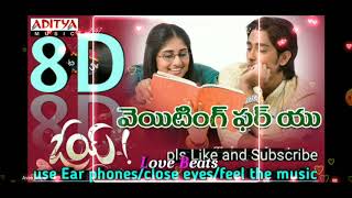I am waiting for you 8D Song | Telugu Latest Video Songs | Siddharth | Oye movie song's,Oye 8D songs