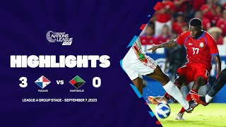 Highlights | Panama vs Martinique | 2023/24 Concacaf Nations League