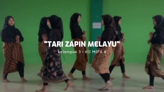 Tugas akhir Semester Ganjil Seni Budaya XII MIPA 4 - Tari Zapin Melayu -