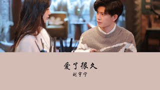 OST Twilight《暮色心约》| 爱了很久 (Loved For A Long Time) - 刘宇宁 (Liu Yuning)【Hanzi | Pinyin】