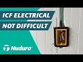 Electrical Trade Work With Nudura ICFs