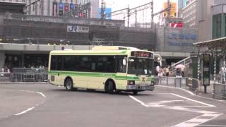 【大阪市交通局】中津営業所39-1307日野PDG-KR234J2＠大阪駅前('13/07)