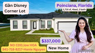 NHÀ GẦN DISNEY FLORIDA GIÁ RẺ HIẾM CÓ, NO CDD, CORNER LOT : 941-718-8217 (Hanie Nguyen Realtor)