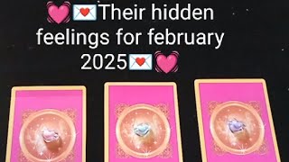 💓💌Their hidden feelings for february 2025💌💓Pick a card love reading