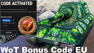 World of Tanks Bonus Code EU - Shamrock 2D Style