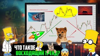 ЧТО ТАКОЕ ВОСХОДЯЩИЙ ТРЕНД? ПРОСТО ОБЪЯСНЕНИЕ! ЧТО НУЖНО ЗНАТЬ? ОСНОВЫ КРИПТОРЫНКА. НИСХОДЯЩИЙ ТРЕНД