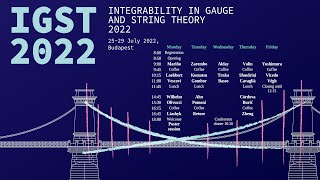 Integrability in Gauge and String Theory 2022 // Friday