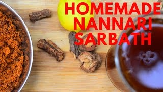 How to prepare Nannari Sarbath (sarsaparilla root extract cool drink) | Agathinai Village Food