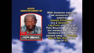 Joseph Emmanuel short