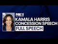 Kamala Harris gives concession speech