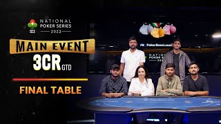 LIVE FROM GOA | NPS '22 MAIN EVENT 3CR GTD | POKERBAAZI LIVE